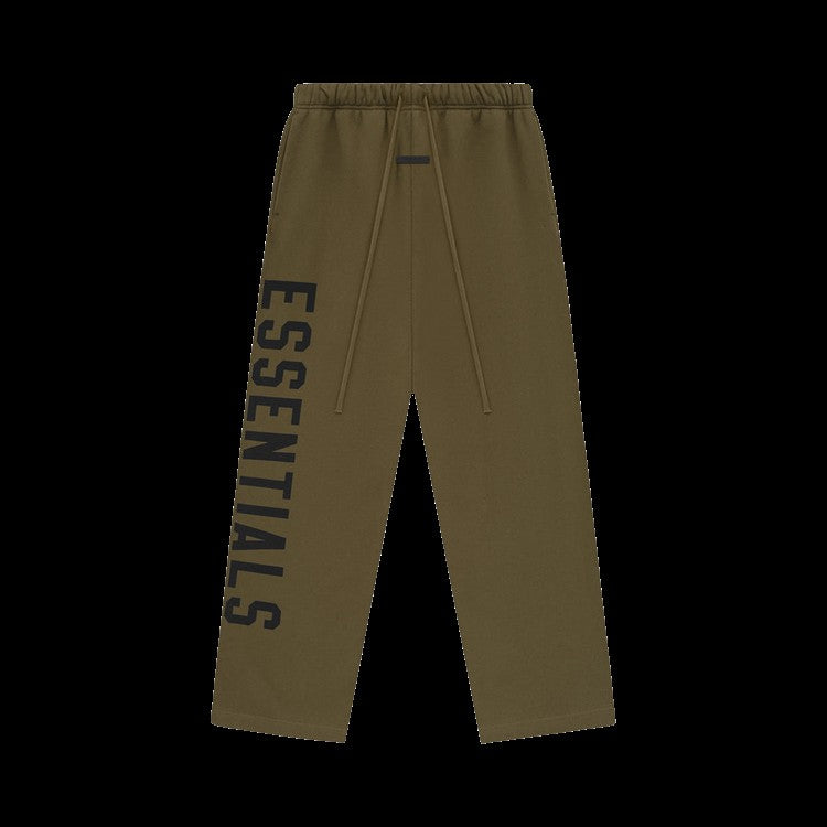 Essentials Fleece Relaxed Sweatpants Olive