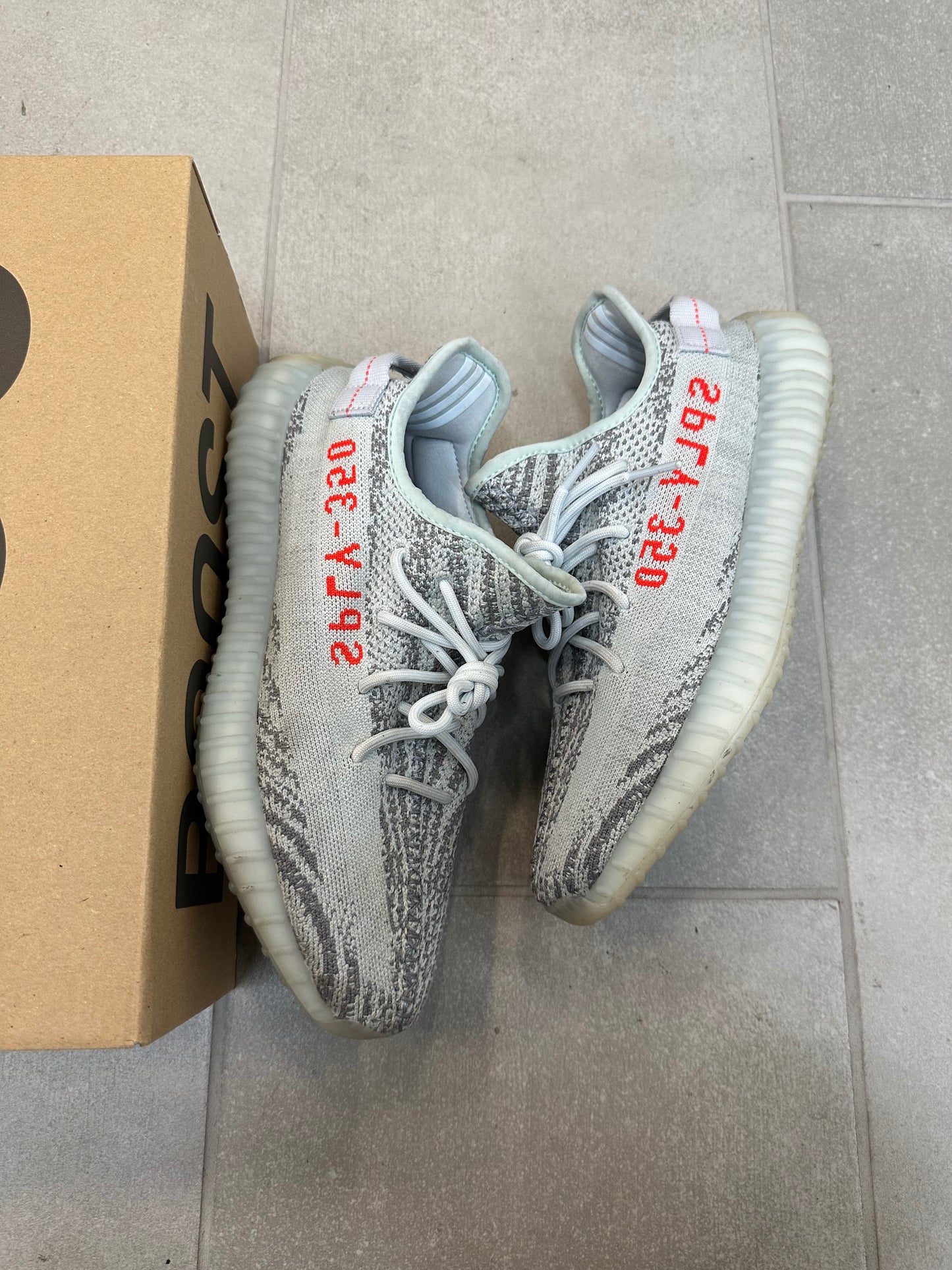 Adidas Yeezy Boost 350 V2 Blue Tint Size 10.5 (Pre-Owned)