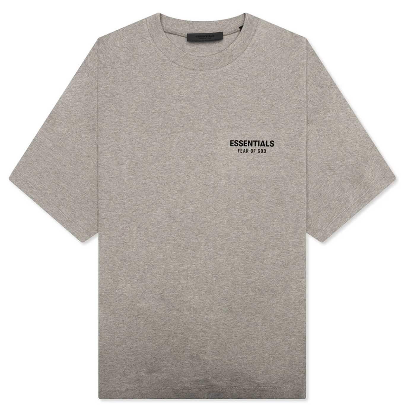 Essentials Jersey Crewneck Tee Heather Grey (FW24)