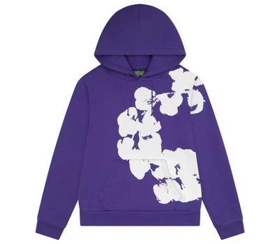 Big Cotton Wreath Sweatshirt Purple