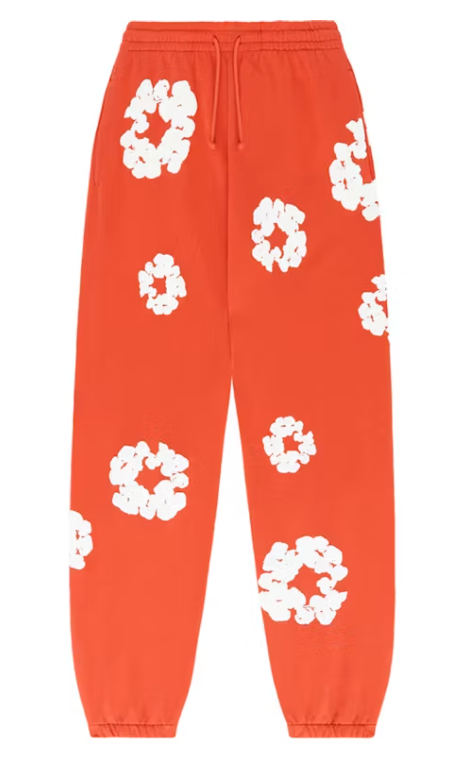 Cotton Wreath Sweatpant Orange