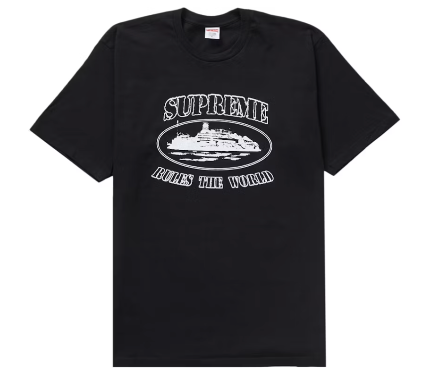 Corteiz Rules the World Tee - Black