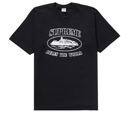 Corteiz Rules the World Tee - Black