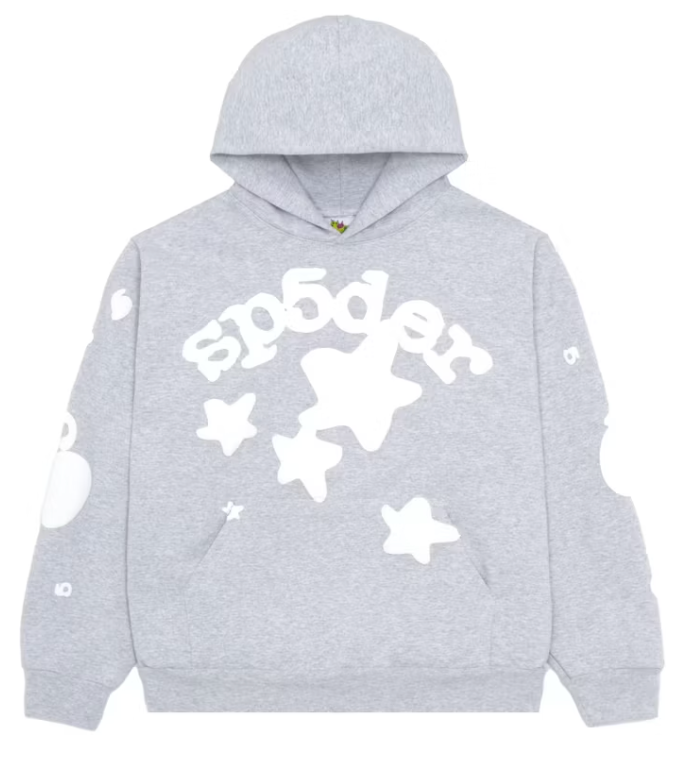 Sp5der Beluga Hoodie Heather Grey