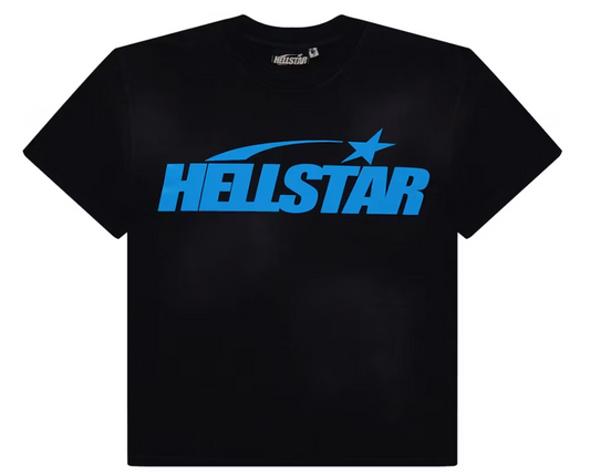 Hellstar Classic T-shirt Black/Blue
