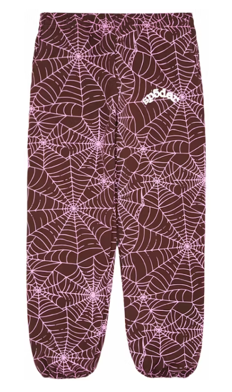 SP5DER Sweatpant AOP Brown Pink