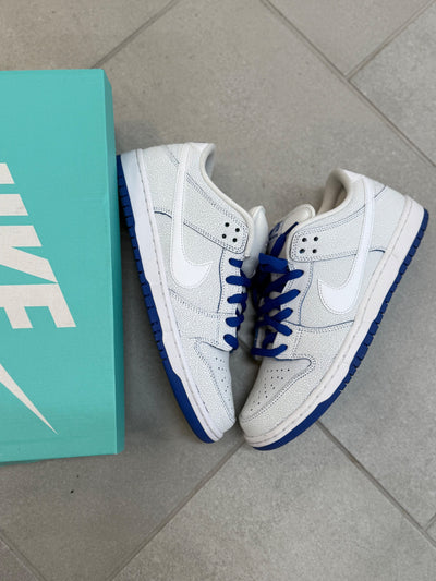 Nike SB Dunk Low Premium White Game Royal Size 10.5 (Pre-Owned)