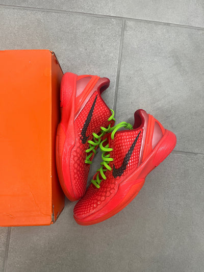 Nike Kobe 6 Protro Reverse Grinch (GS) Size 5.5Y (Pre-Owned)