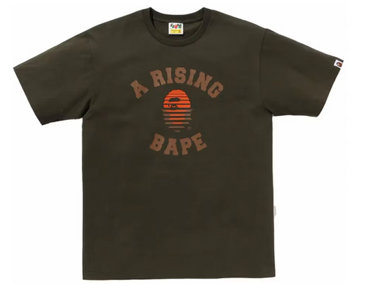 BAPE A Rising Bape Tee Olive