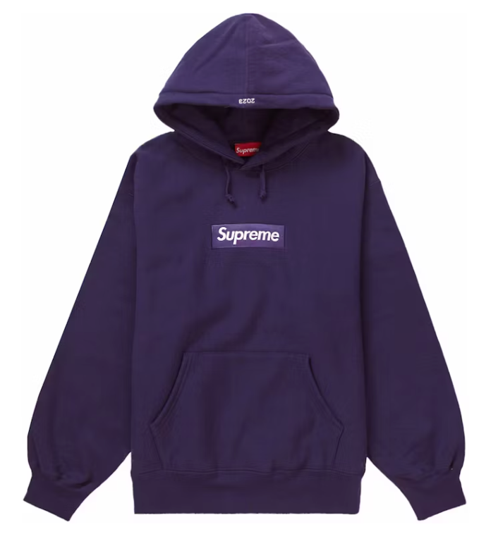 Box Logo Hooded Sweatshirt (FW23) Dark Purple