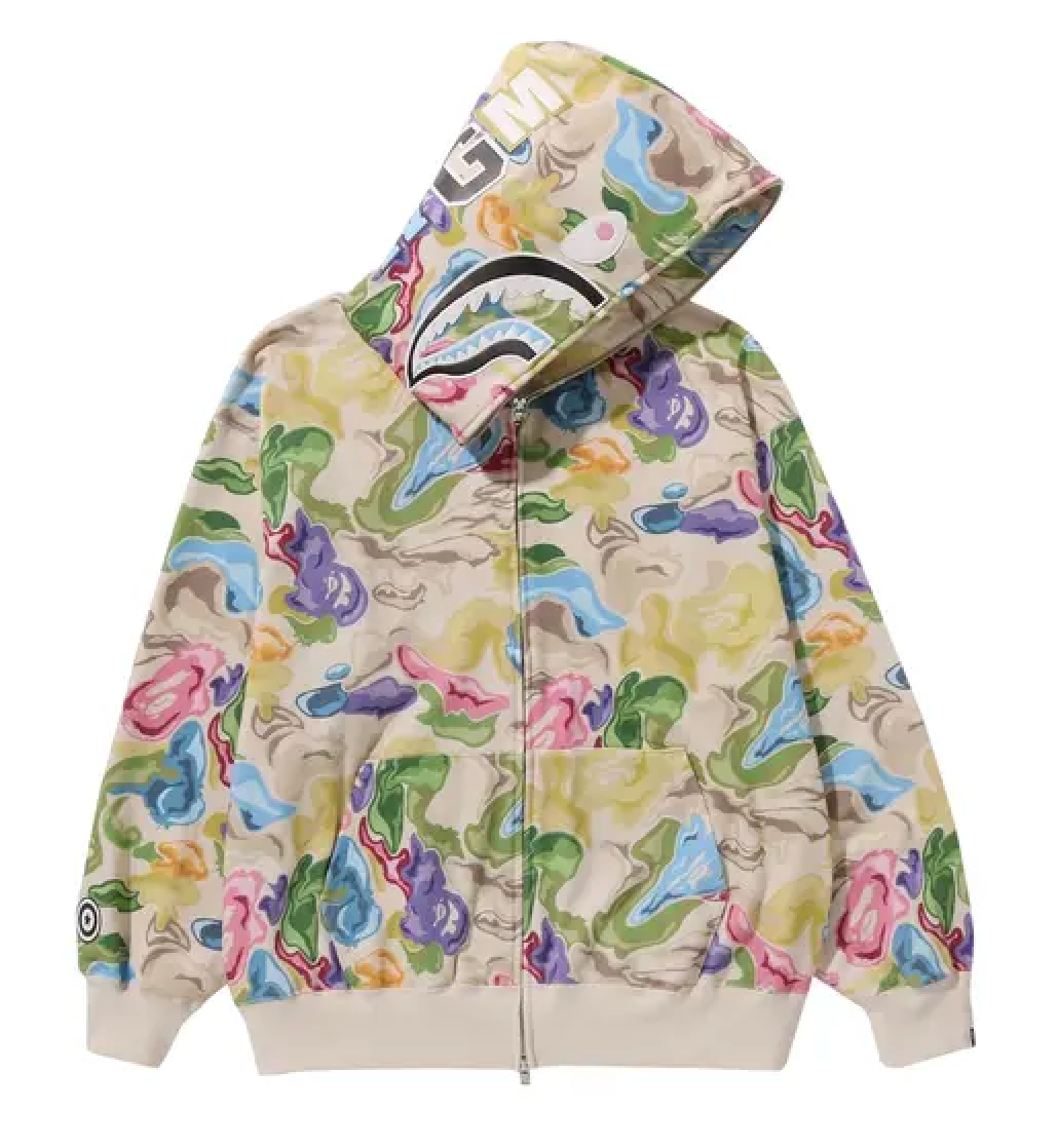 BAPE Art Camo Shark Hoodie