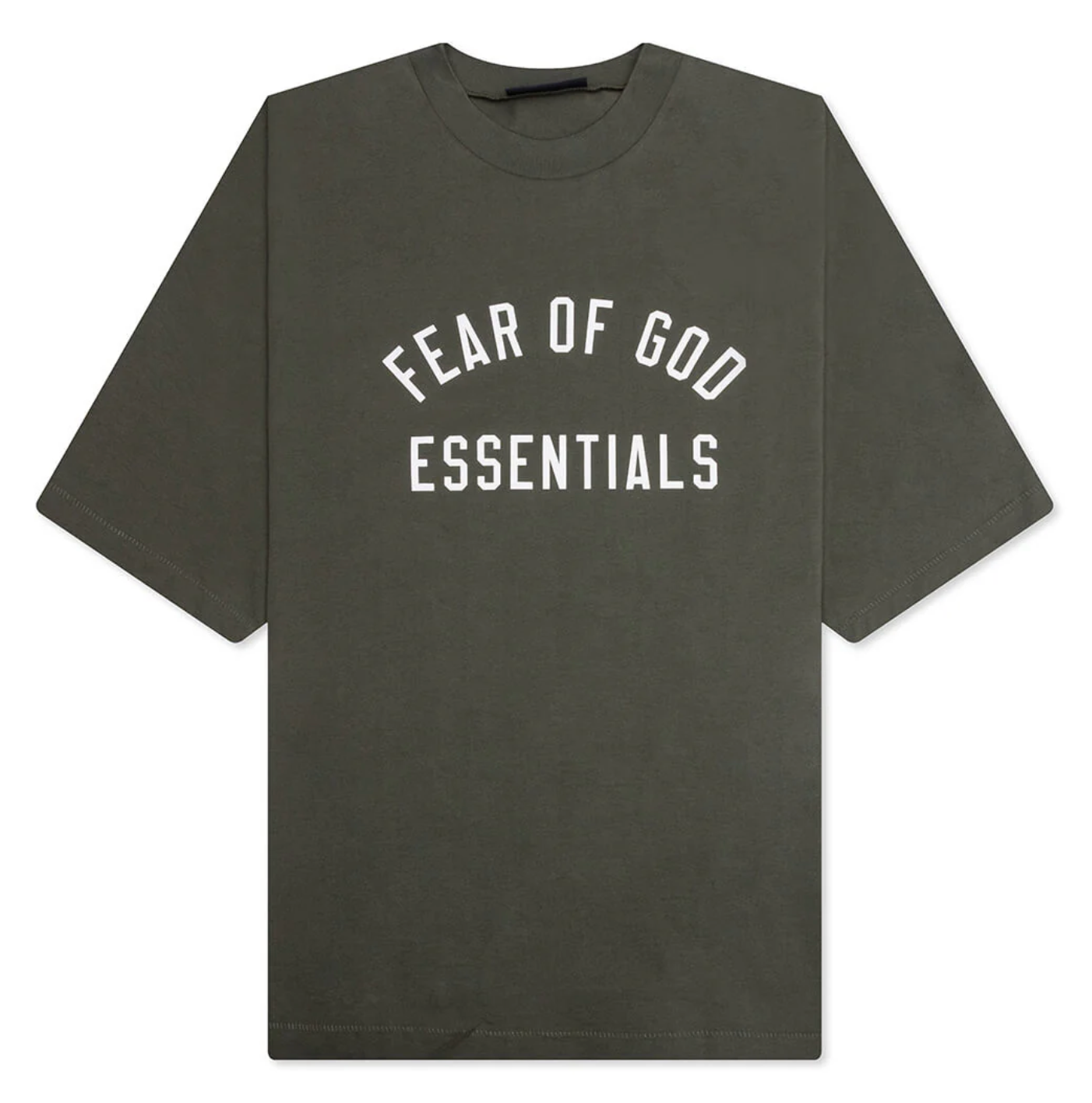 Essentials Jersey Crewneck Tee Military (FW24)