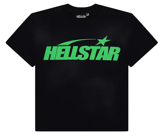 Hellstar Classic T-shirt Black/Green
