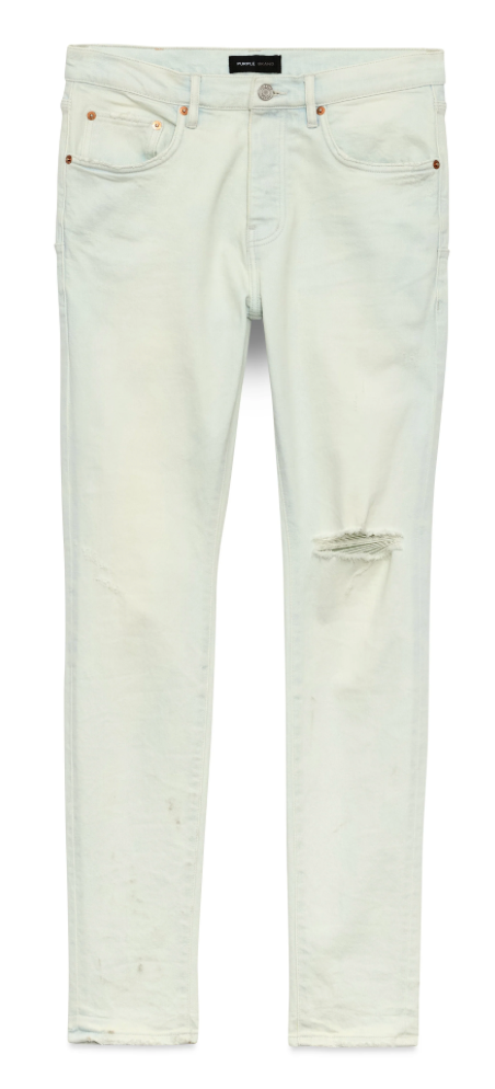 Skinny Leg Vintage Knee - Light Indigo
