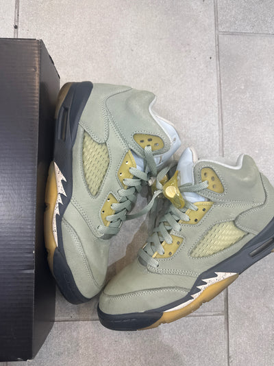 Jordan 5 Retro Jade Horizon Size 7Y (Pre-Owned)