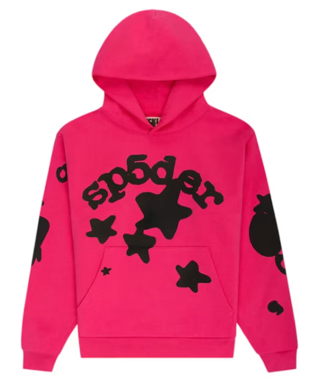 Sp5der Beluga Hoodie Pink