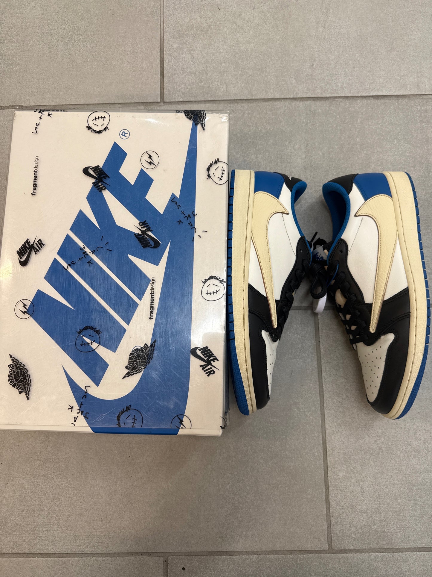 Jordan 1 Retro Low Fragment x Travis Scott Size 11 (Pre-Owned)