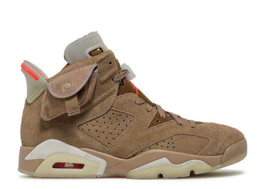 Jordan 6 Retro Travis Scott British Khaki (Men's)