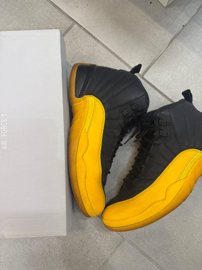 Jordan 12 Retro Black University Gold Size 10 (Pre-Owned)