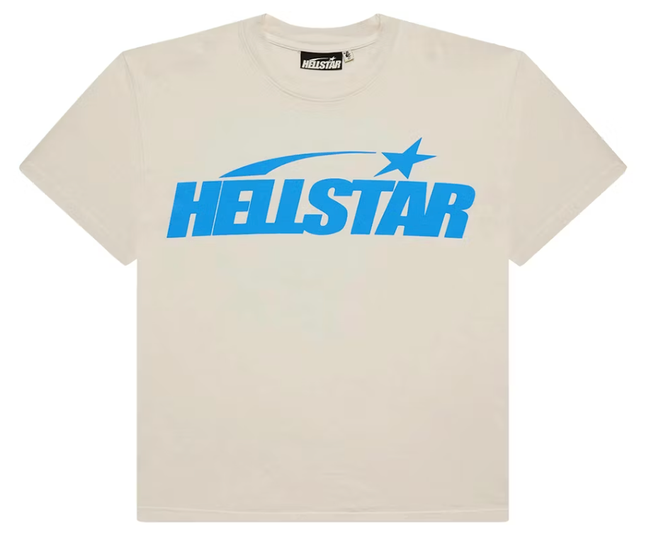 Hellstar Classic T-shirt White/Blue