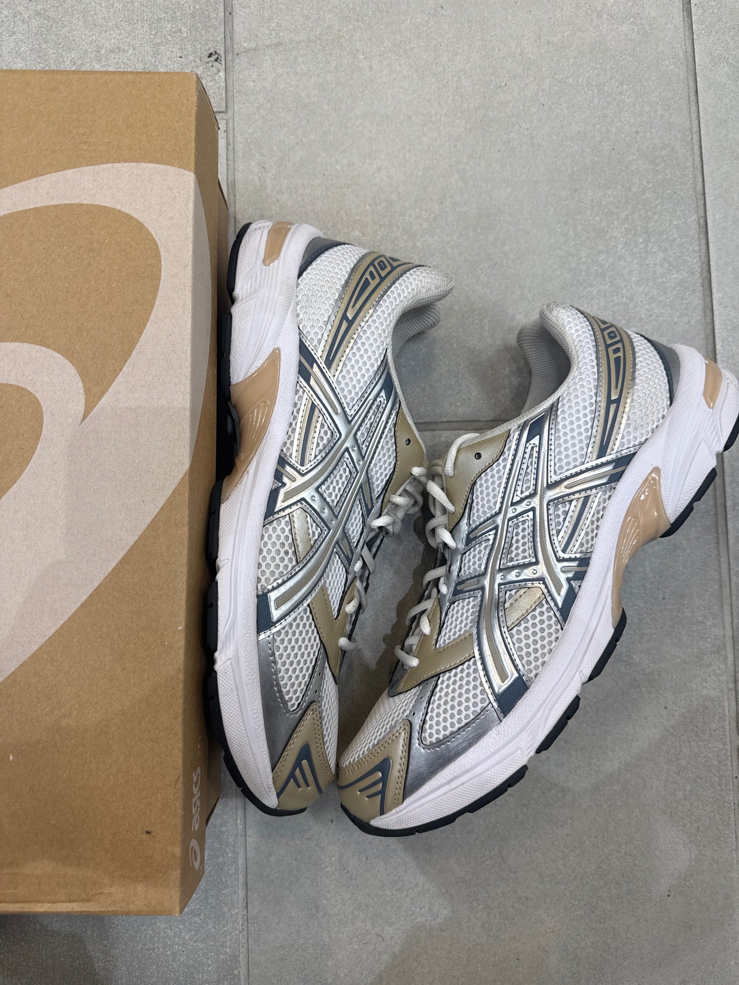 Asics ASICS Gel-1130 White Wood Crepe Size 12 (Pre-Owned)