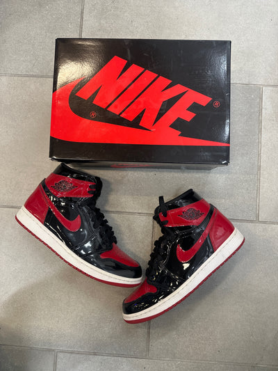 Jordan 1 Retro High OG Patent Bred Size 9 (Pre-Owned)